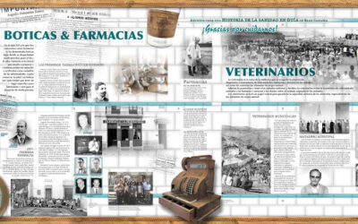 Homenaje a la farmacia, en la exposición urbana ‘Historia de la Sanidad en Guía’