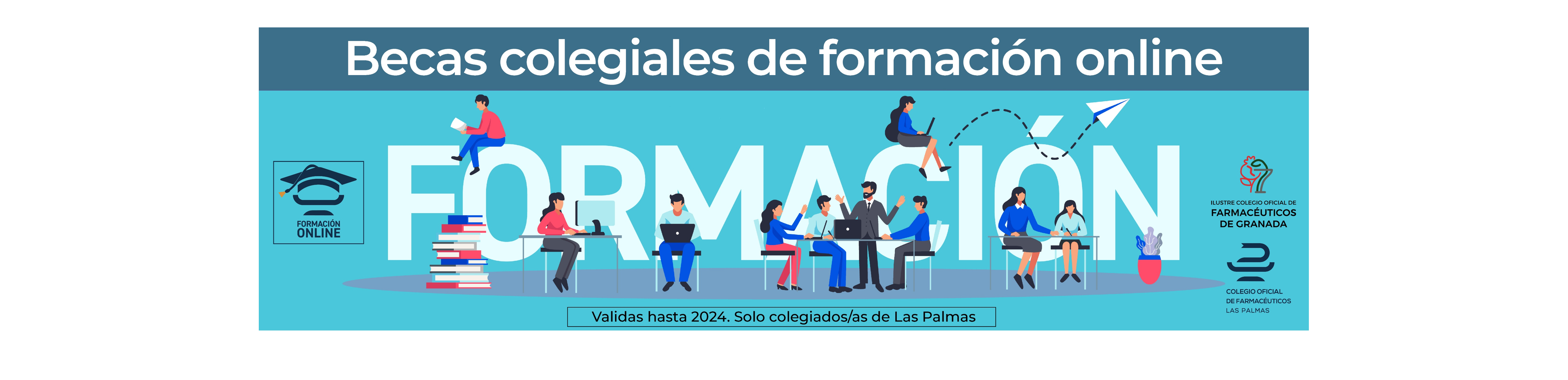Becas colegiales de formación online