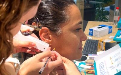 Formación para la perforación del lóbulo de la oreja